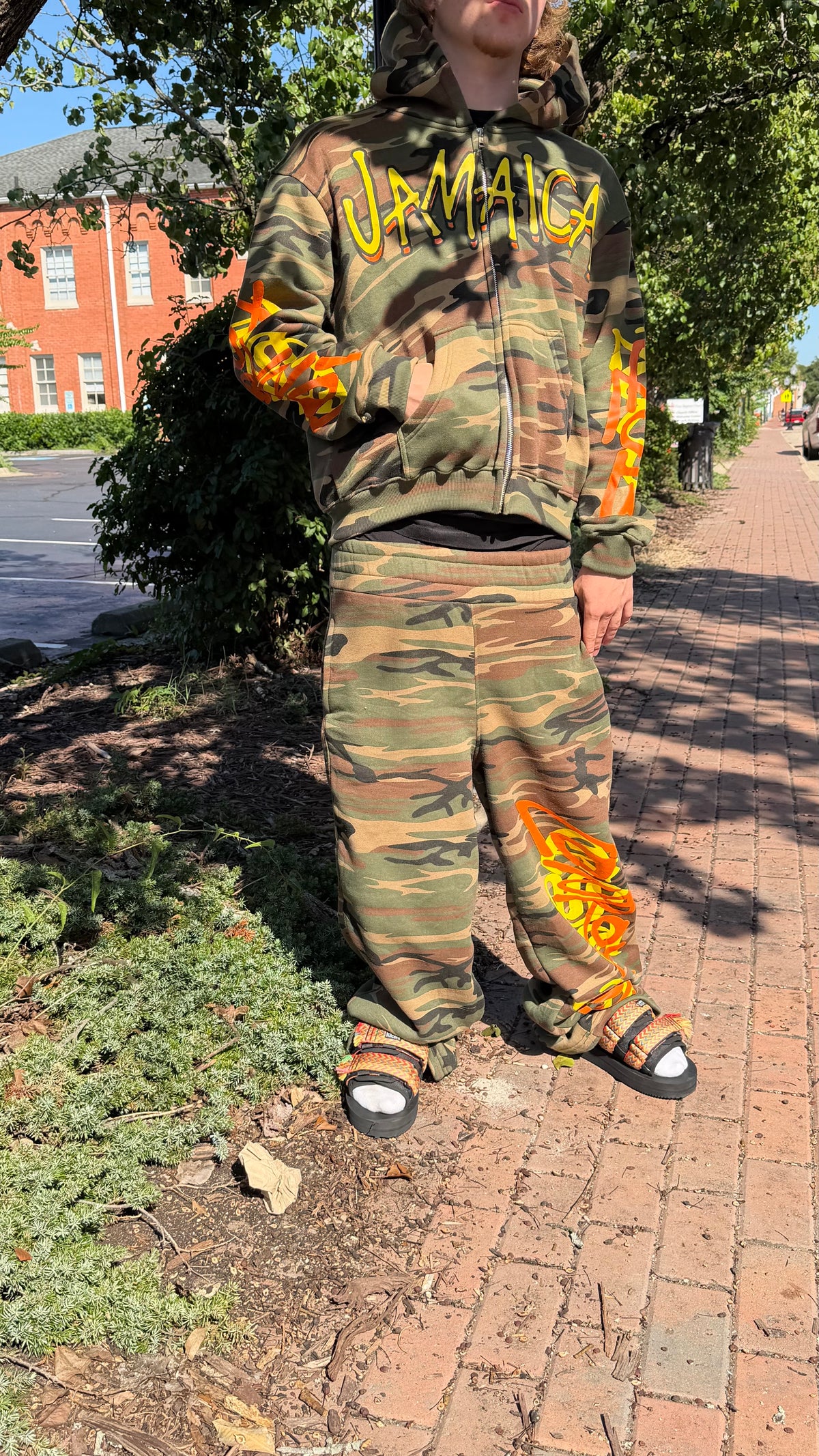 JAMAICA CAMO HOODIE (TOP ONLY)