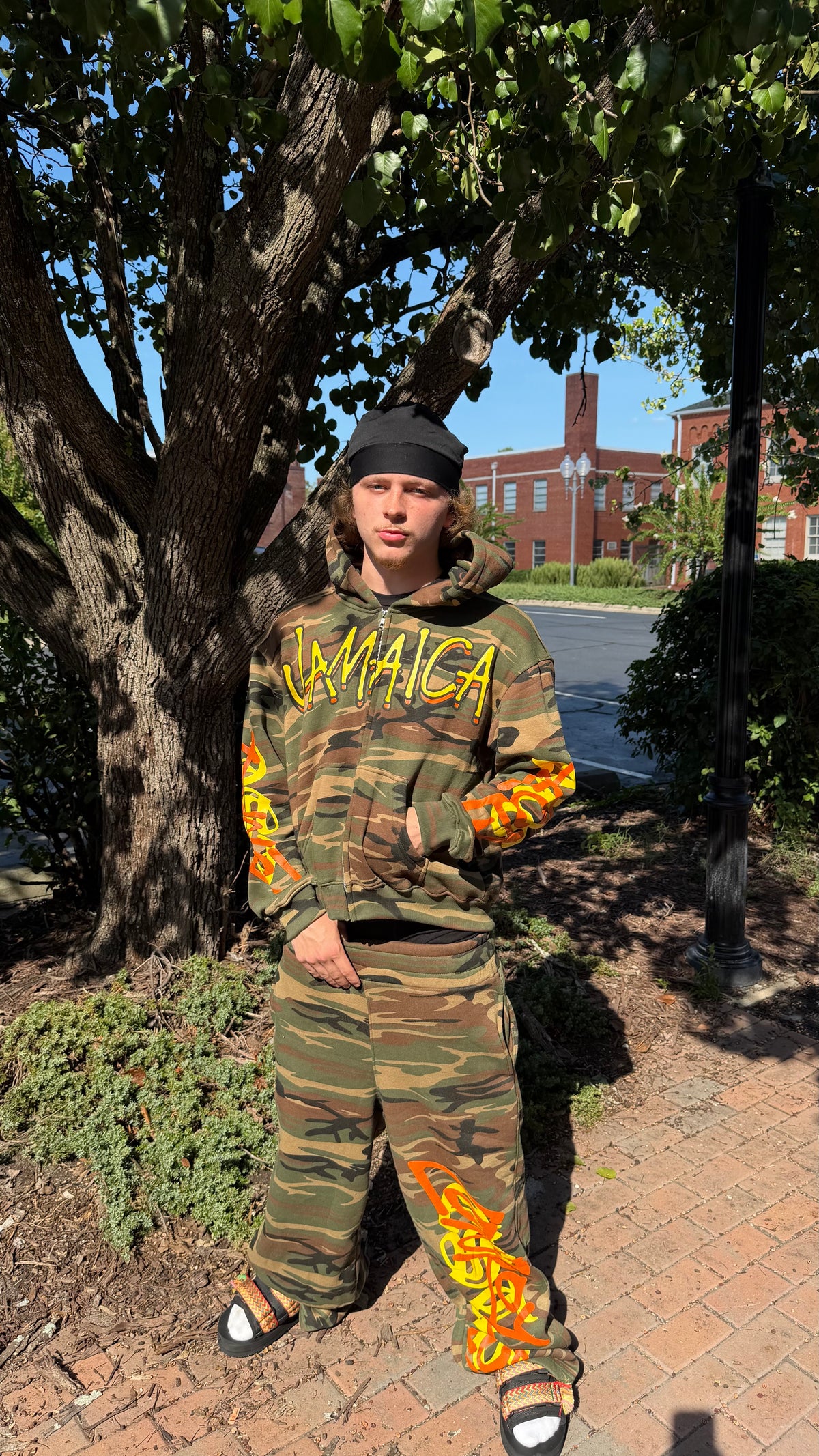 JAMAICA CAMO HOODIE (TOP ONLY)