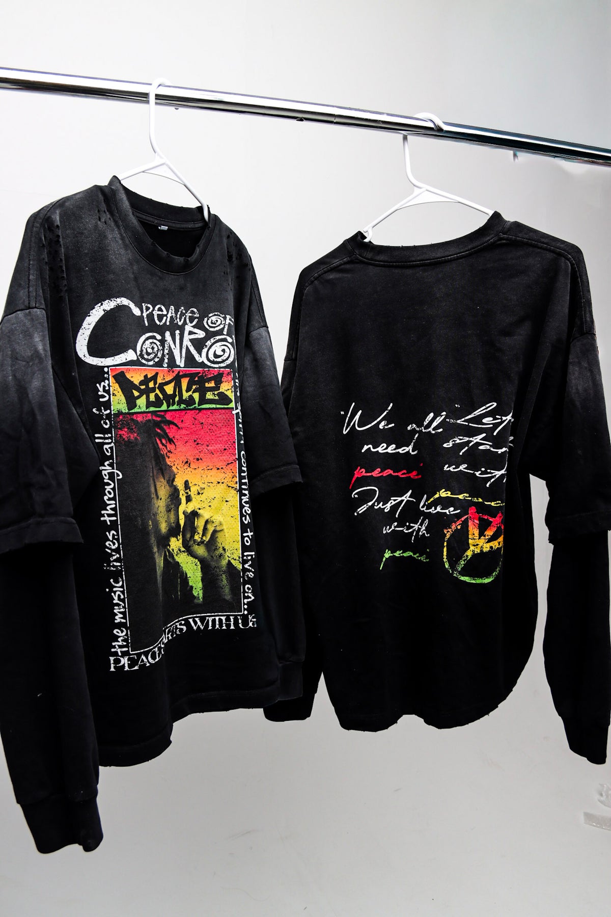 PEACE OF CONROY LAYERED TEE