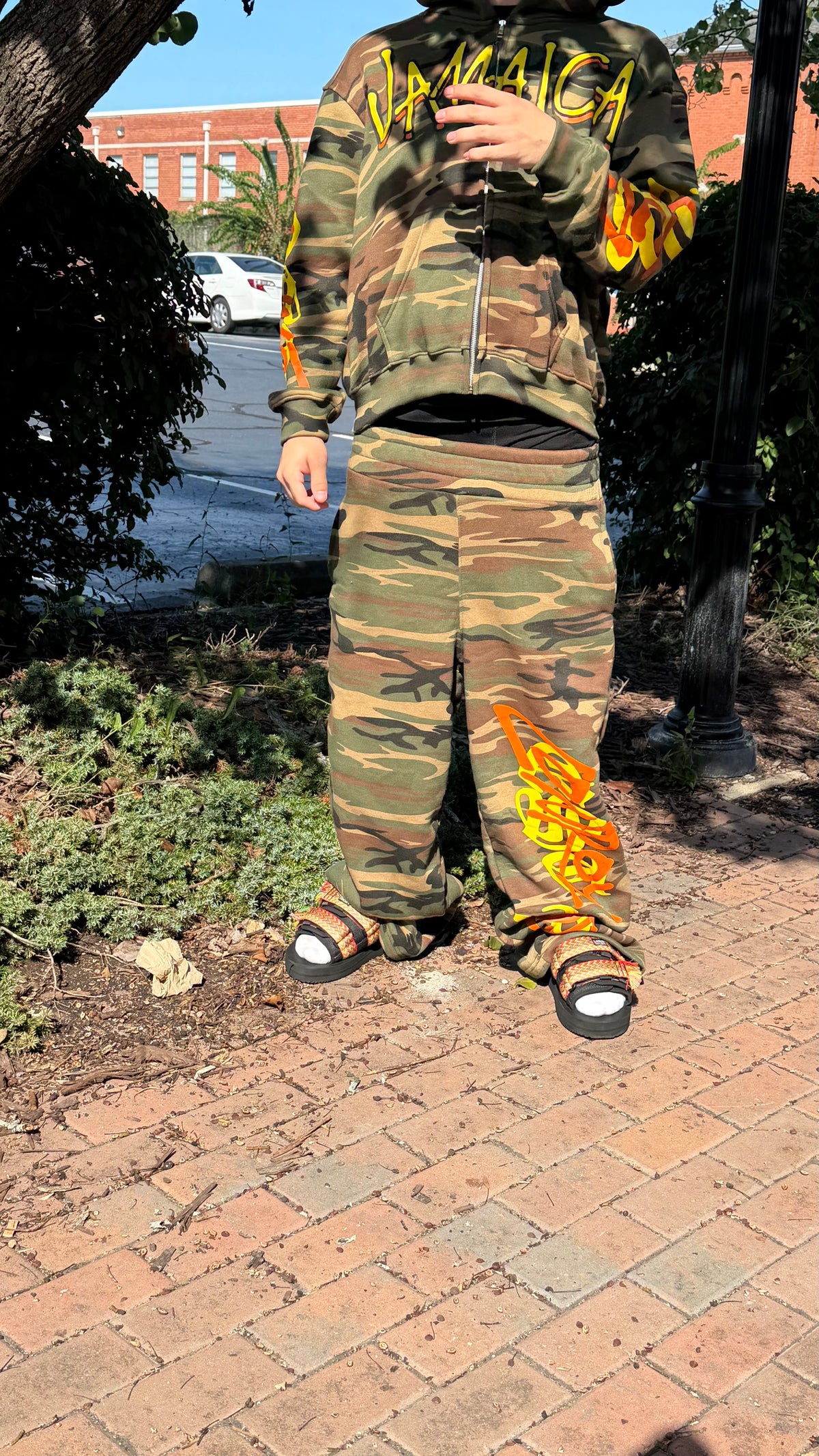 JAMAICA CAMO HOODIE (TOP ONLY)