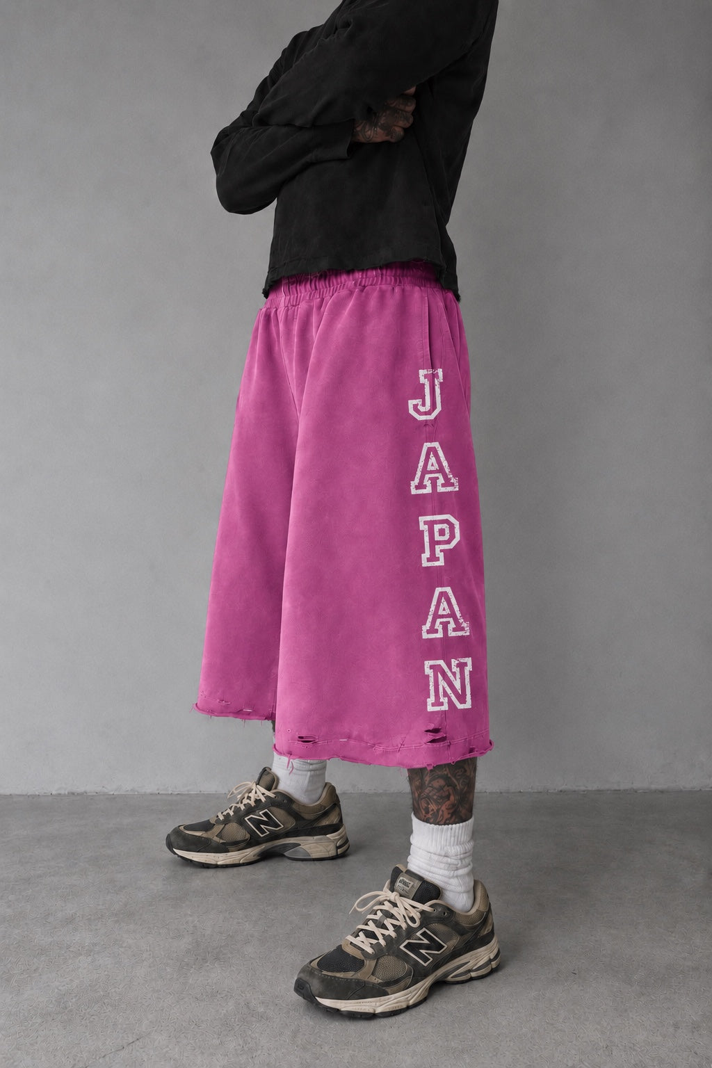 PINK JAPAN LOUNGE SHORTS