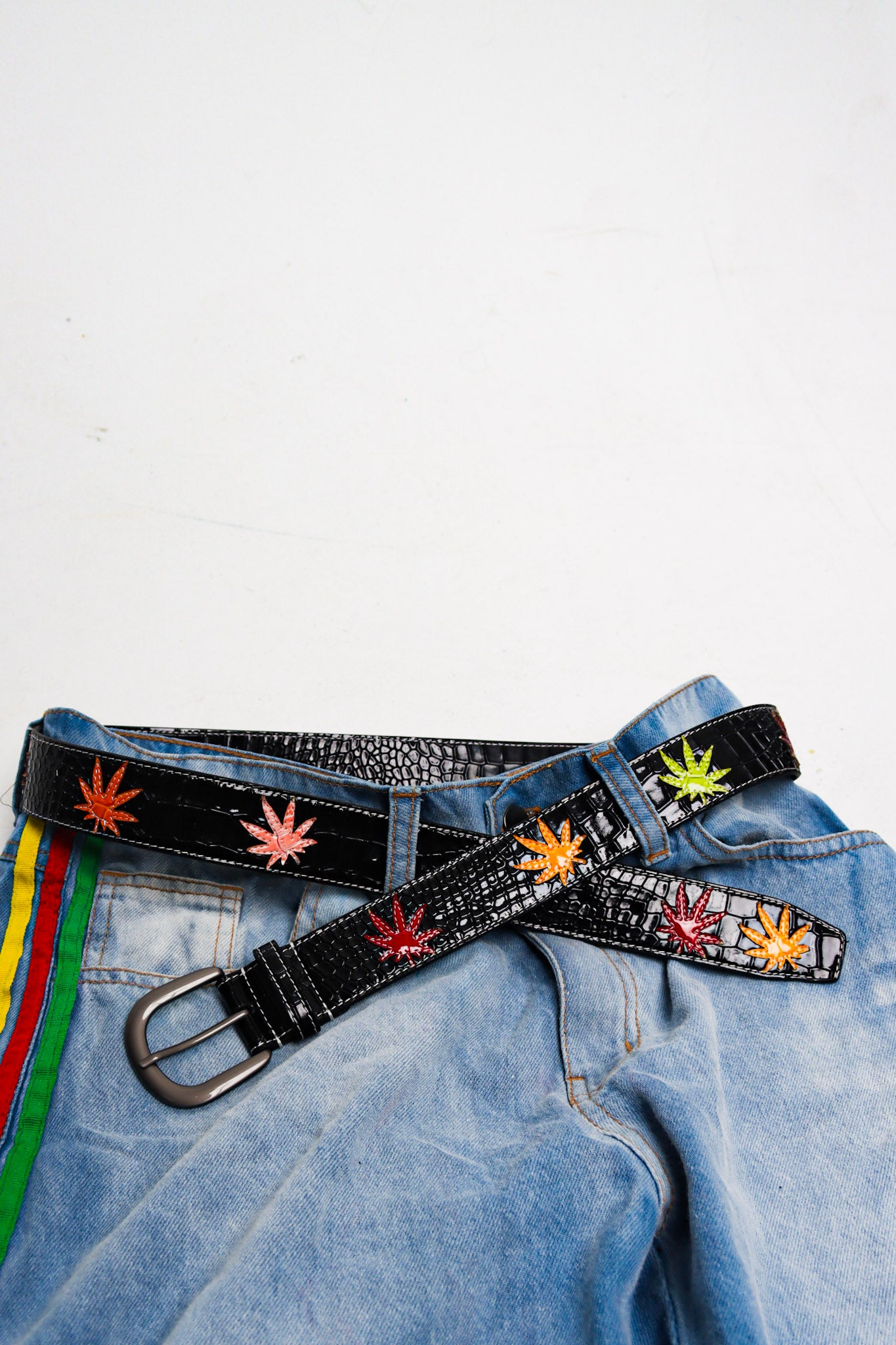A W33D CROC BELT
