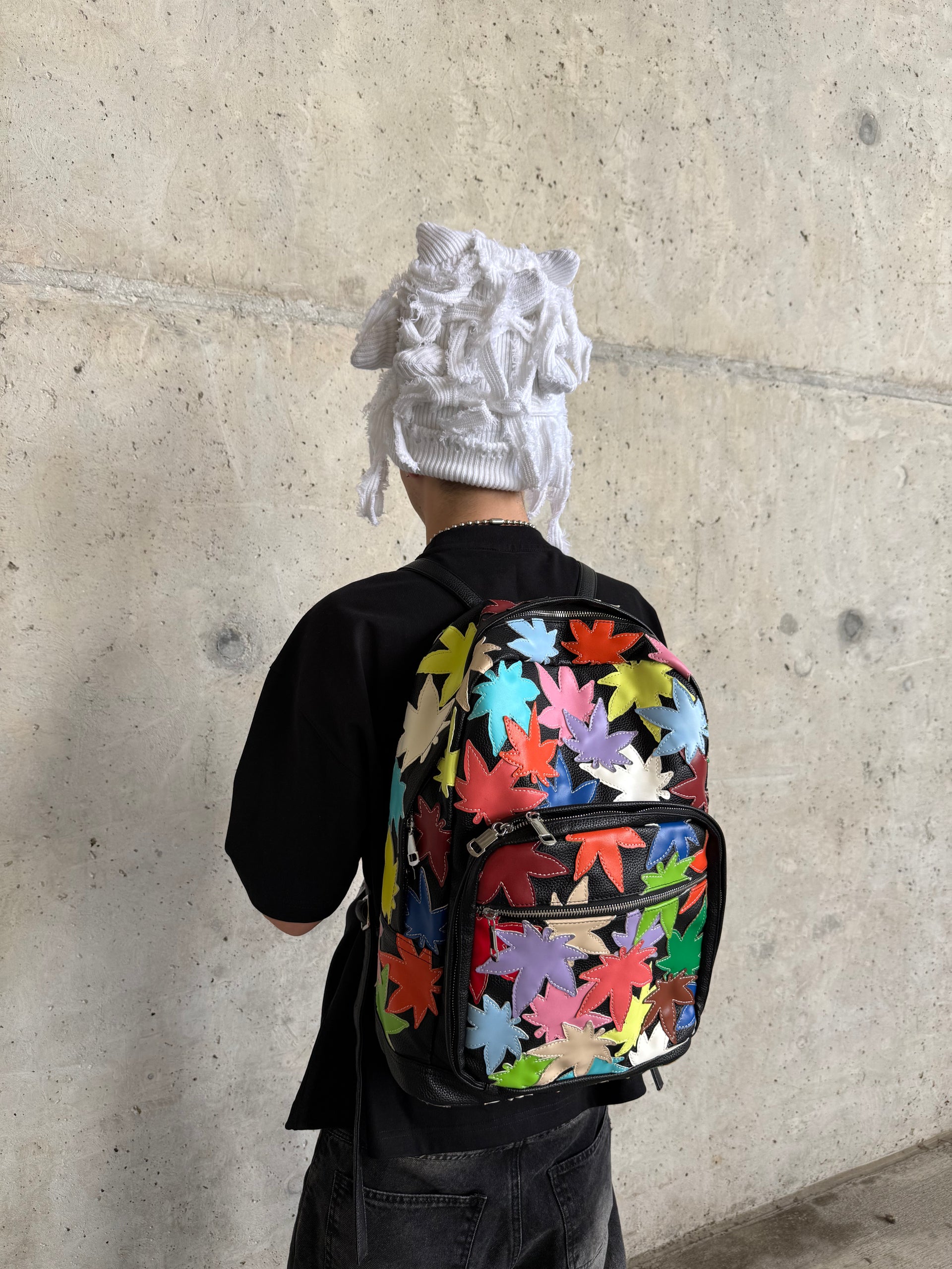MULTICOLOR HERBAL PATCHWORK BAG