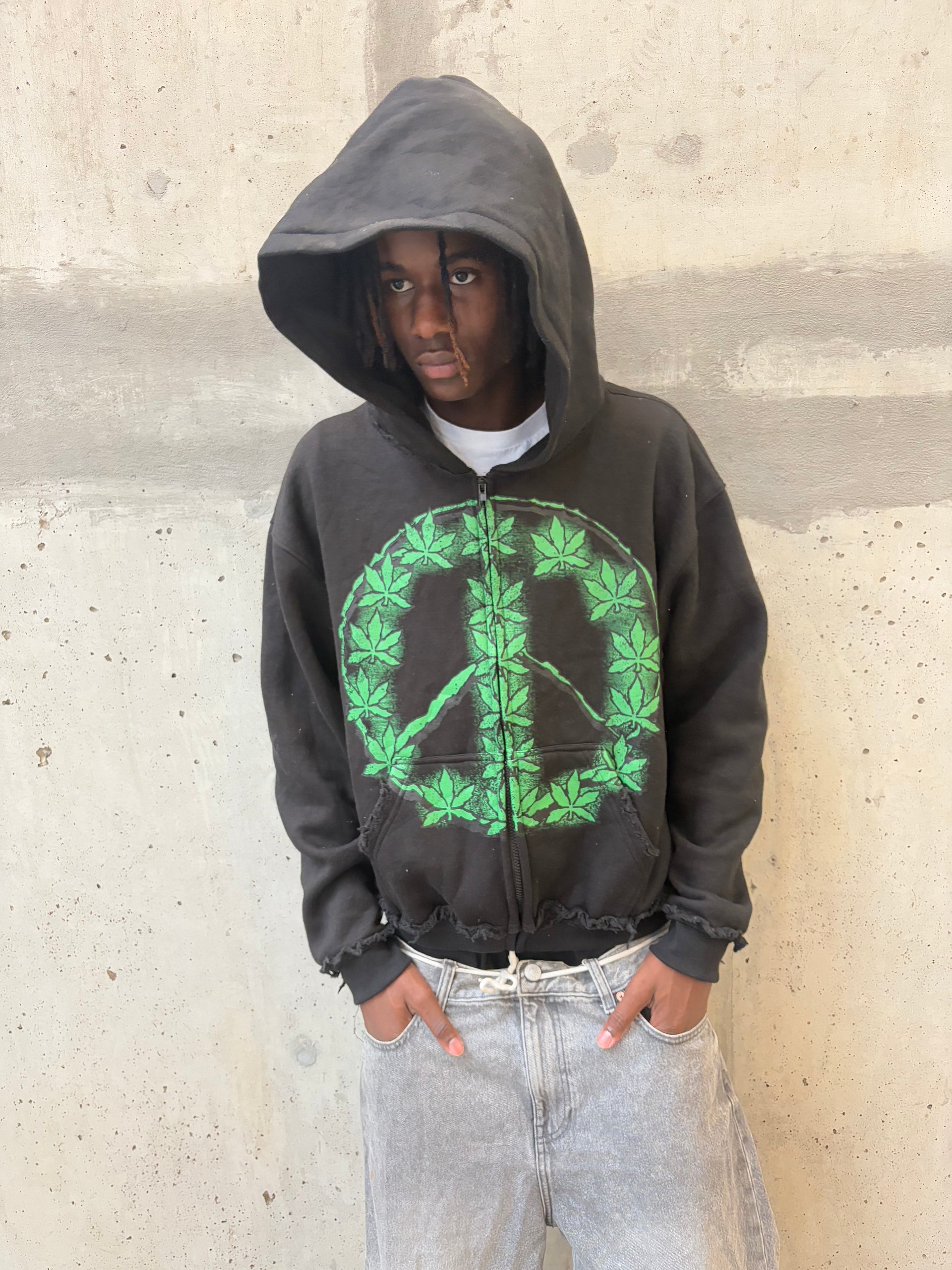 W33D PEACE ZIP-UP