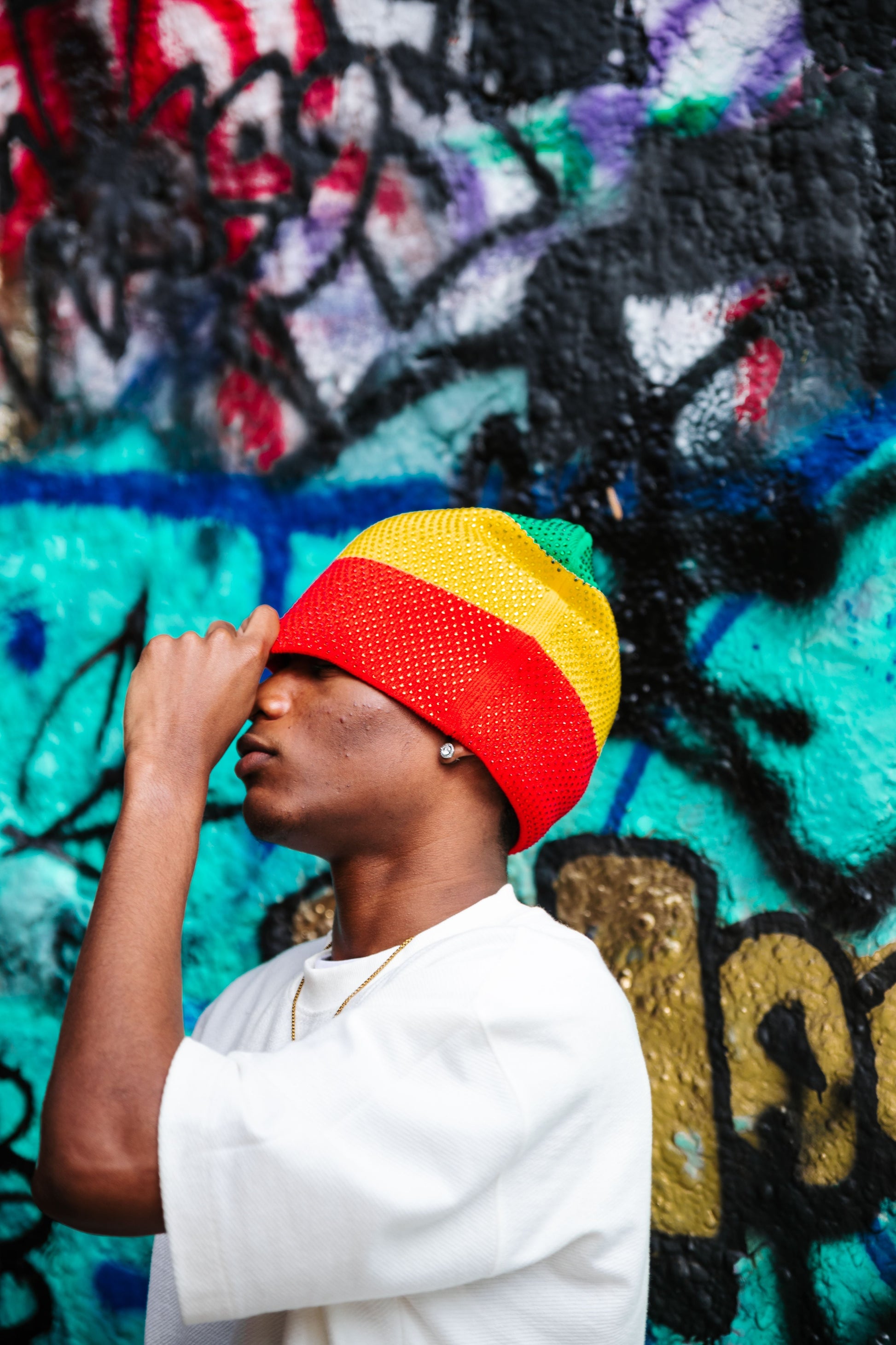 A RASTA GEMS BEANIE