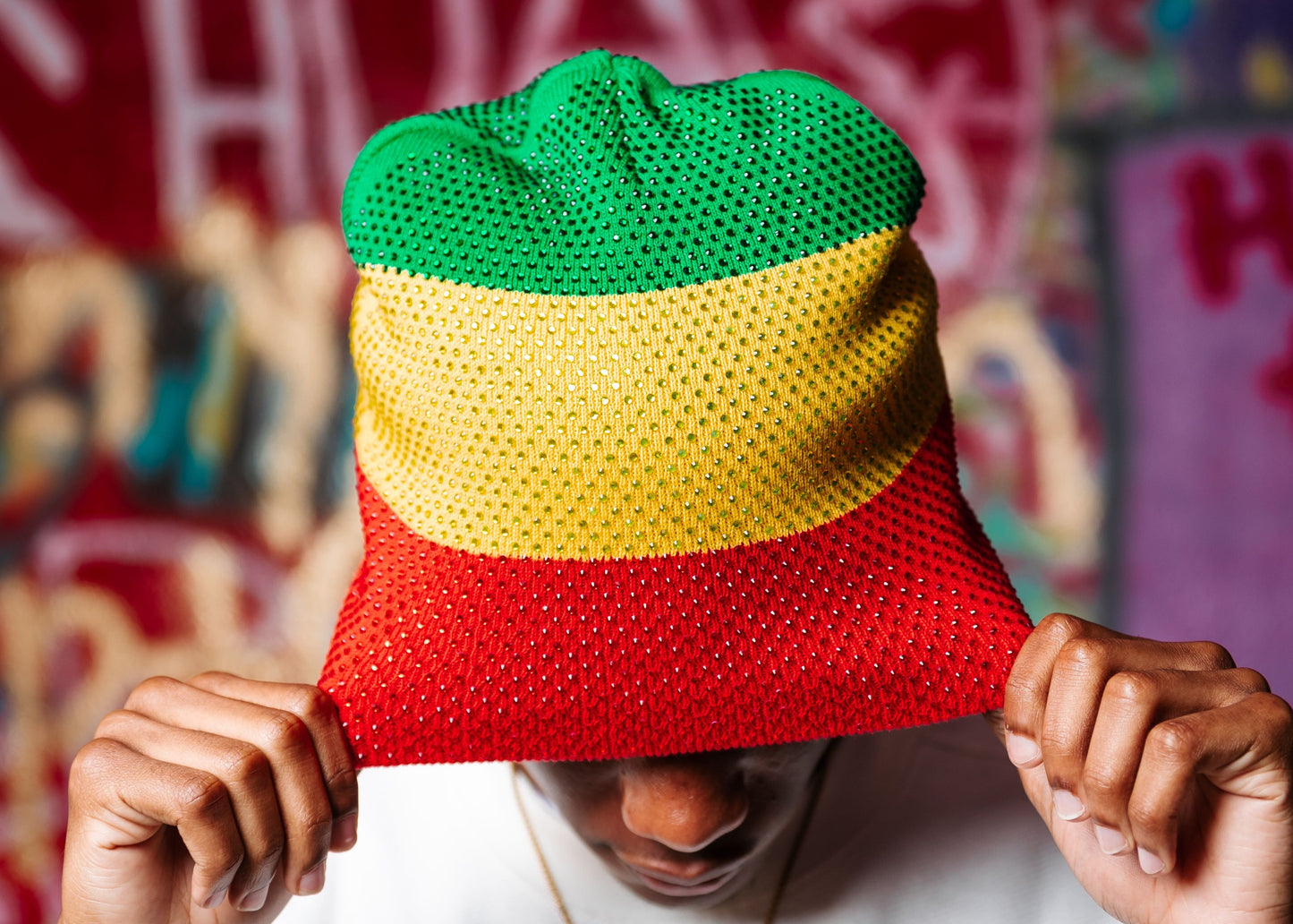 A RASTA GEMS BEANIE