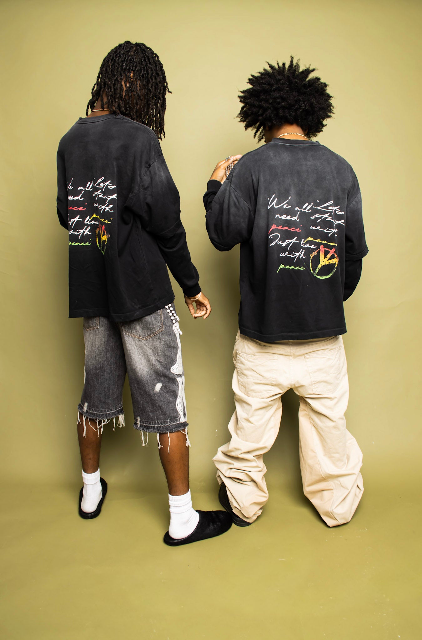 PEACE OF CONROY LAYERED TEE